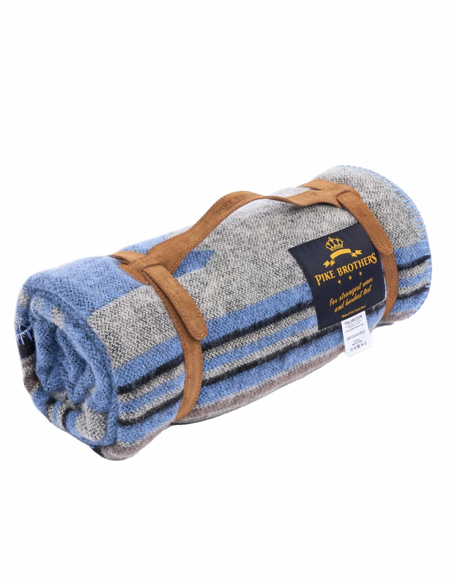 1969 Tolani wool blanket, Blue