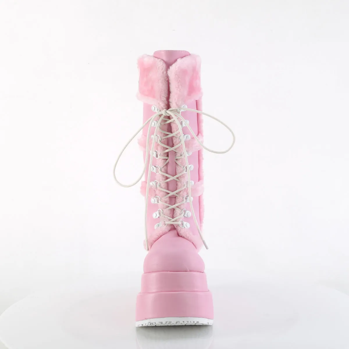 4 Inch Platform BEAR-202 Baby Pink Pu