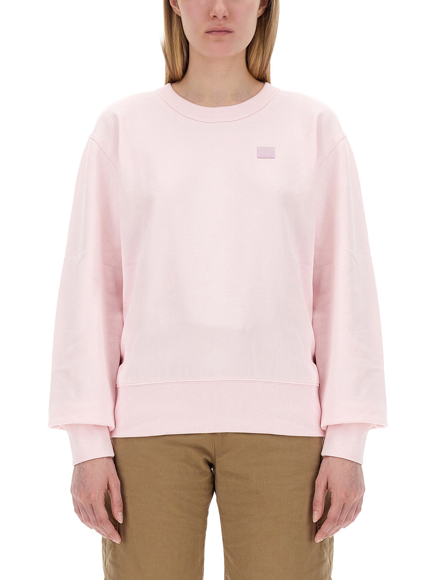 ACNE STUDIOS    COTTON SWEATSHIRT WITH LOGO