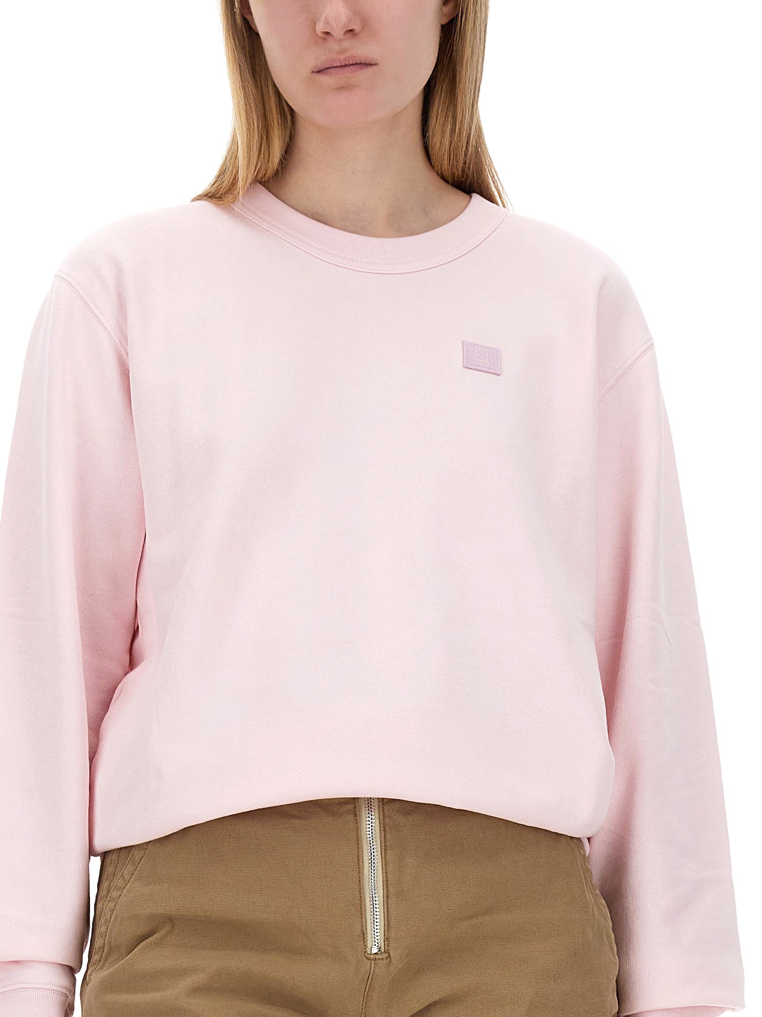 ACNE STUDIOS    COTTON SWEATSHIRT WITH LOGO