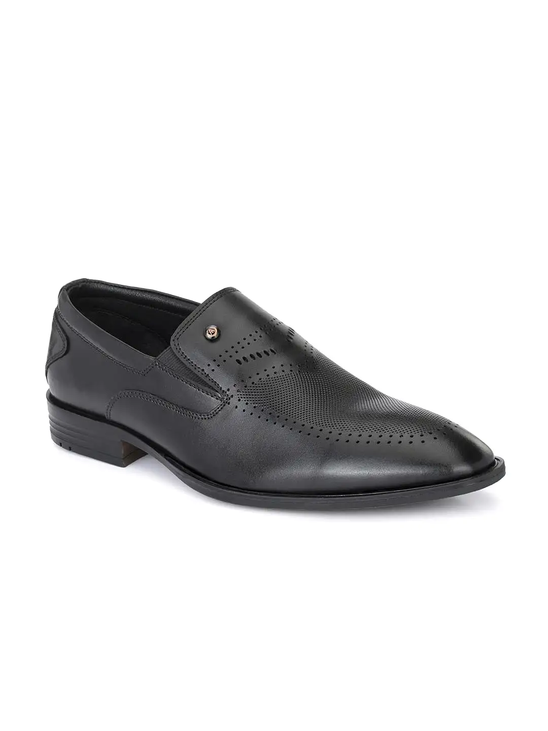 Alberto Torresi Black Formal Shoe For Men