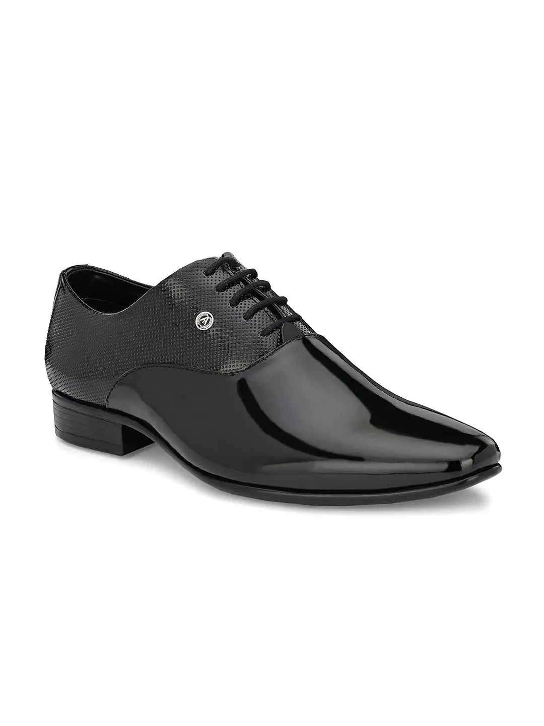 Alberto Torresi Black Patent Synthetic formal Shoes