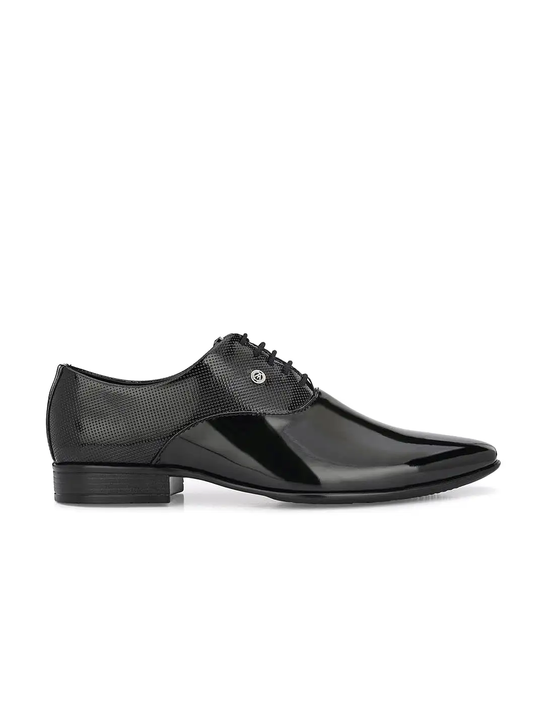 Alberto Torresi Black Patent Synthetic formal Shoes