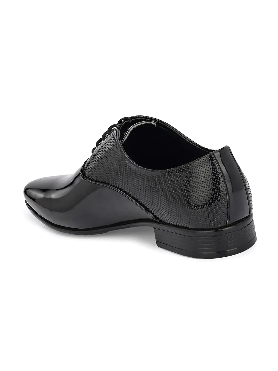 Alberto Torresi Black Patent Synthetic formal Shoes