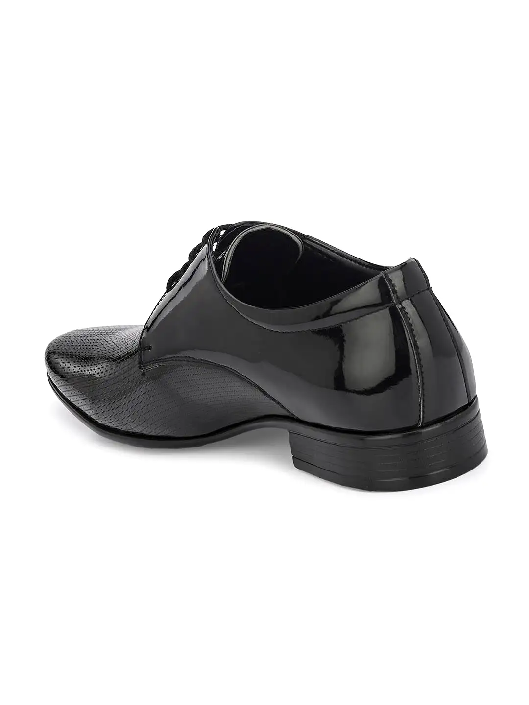 Alberto Torresi Black Patent Synthetic formal Shoes