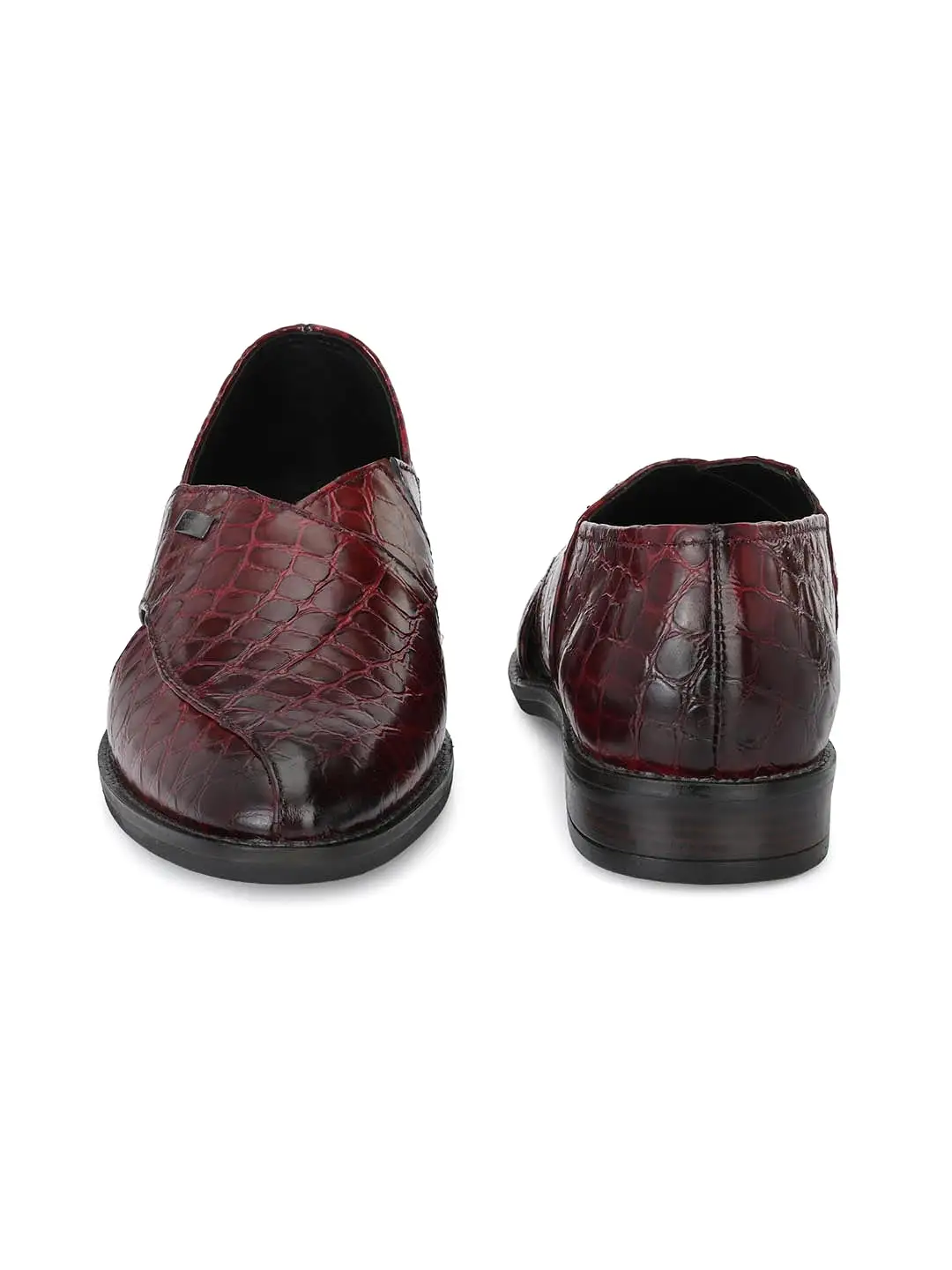 Alberto Torresi Burgundi Genuine Leather Peshawari Jutti