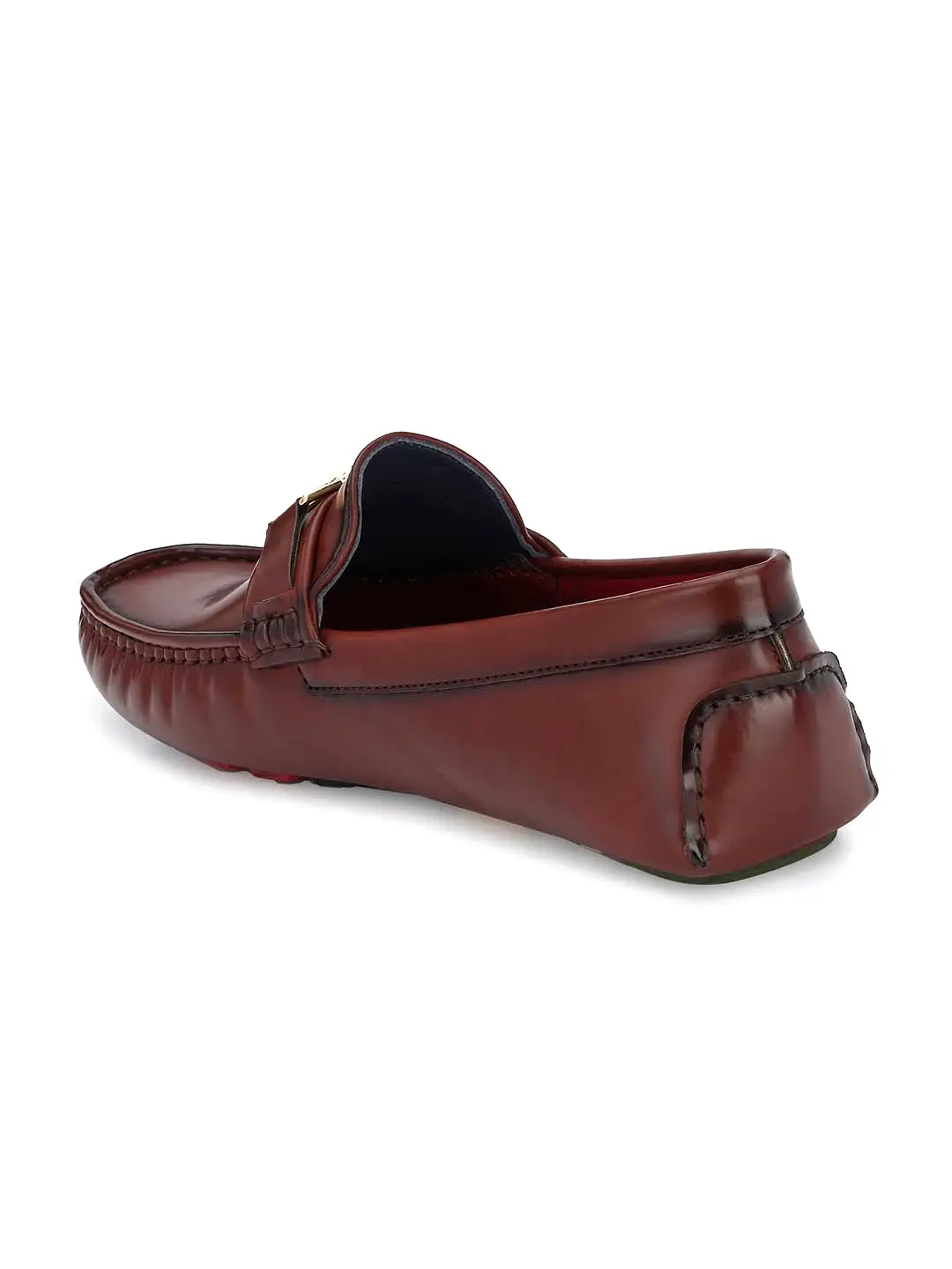 Alberto Torresi Creaseless Burnish Alpha Diver Bordo Loafers For Men