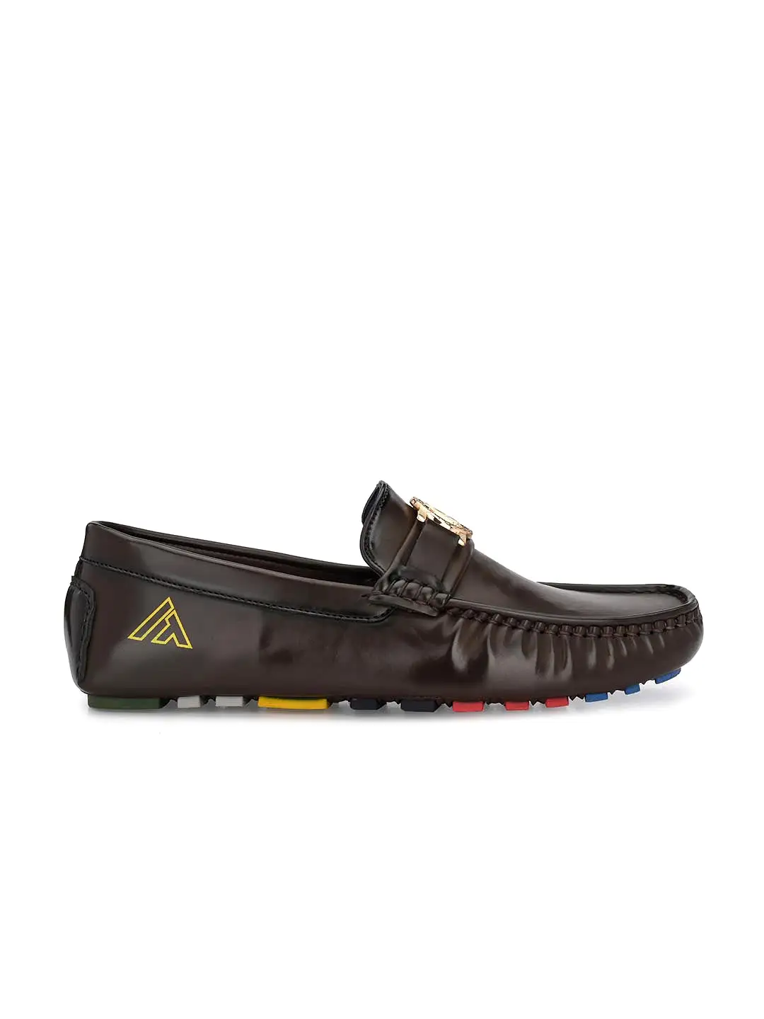 Alberto Torresi Creaseless Burnish Alpha Diver Brown Loafers For Men