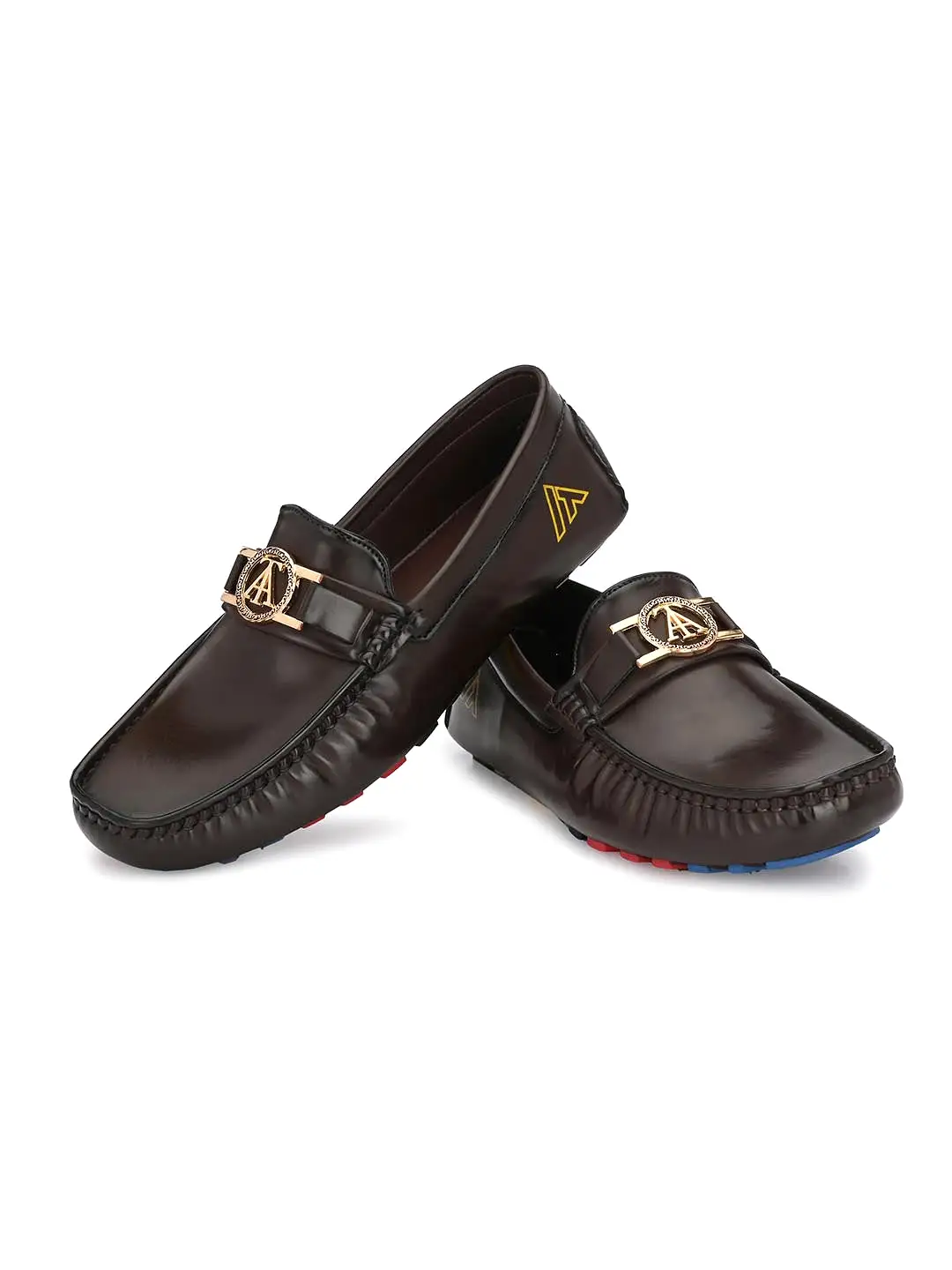 Alberto Torresi Creaseless Burnish Alpha Diver Brown Loafers For Men