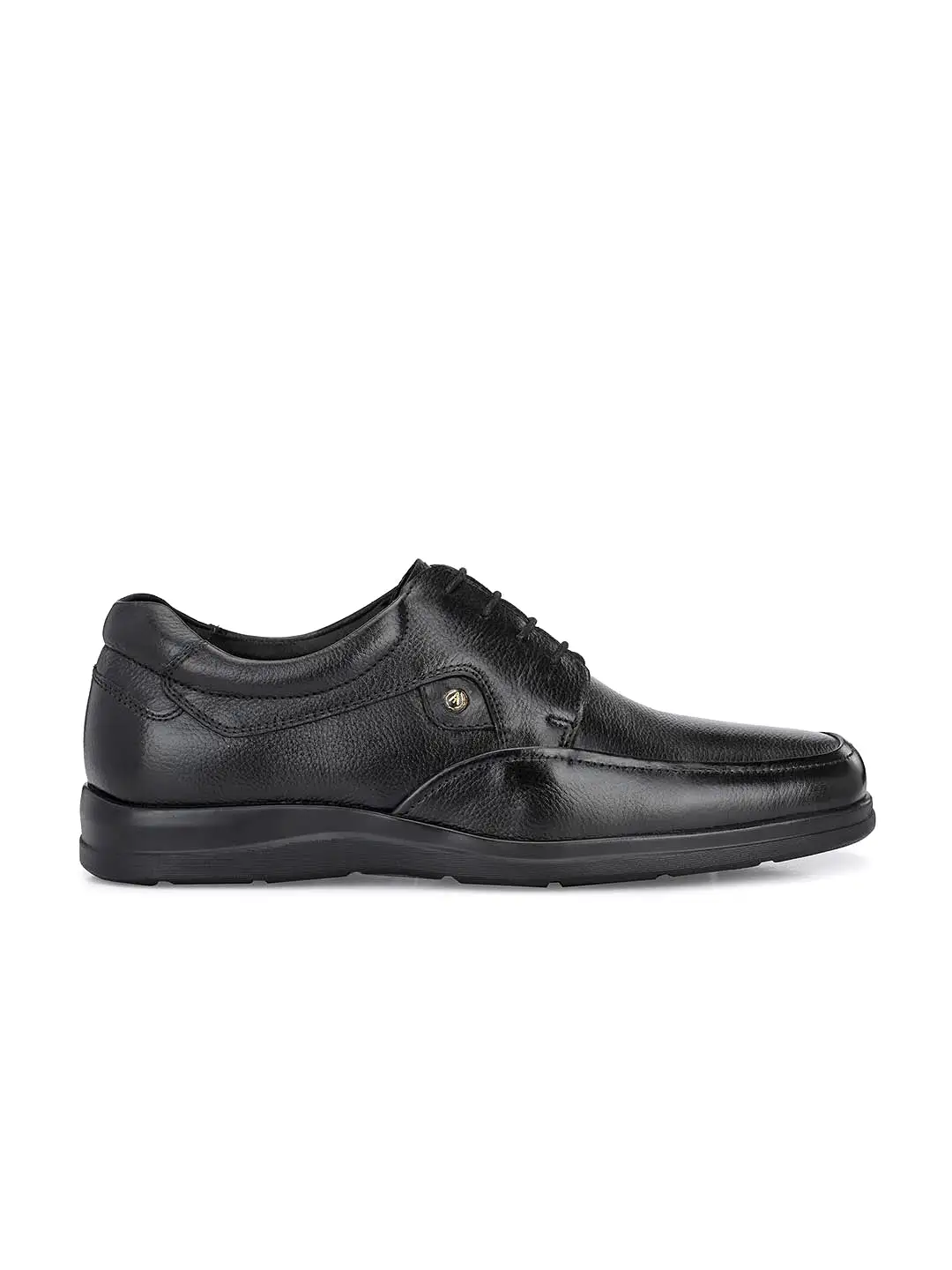 Alberto Torresi Genuine Leather Black Laceup Formal Shoes For Men