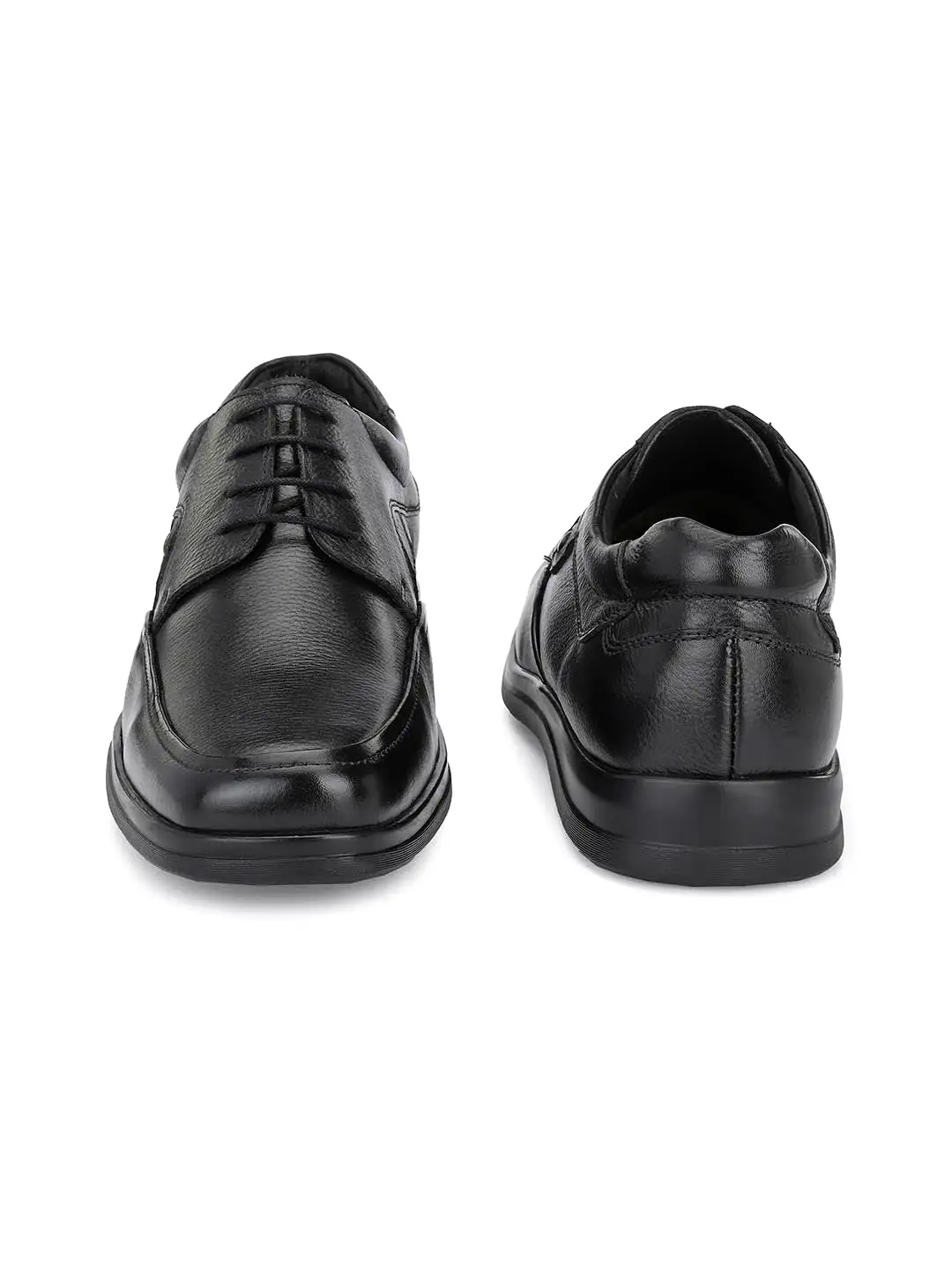 Alberto Torresi Genuine Leather Black Laceup Formal Shoes For Men