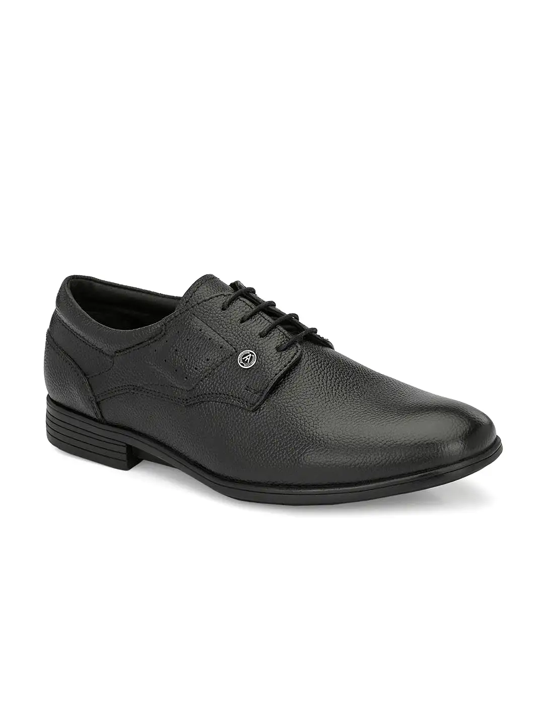 Alberto Torresi Genuine Leather Black Laceup Formal Shoes for Men