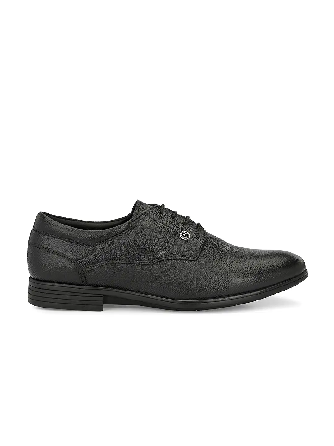 Alberto Torresi Genuine Leather Black Laceup Formal Shoes for Men