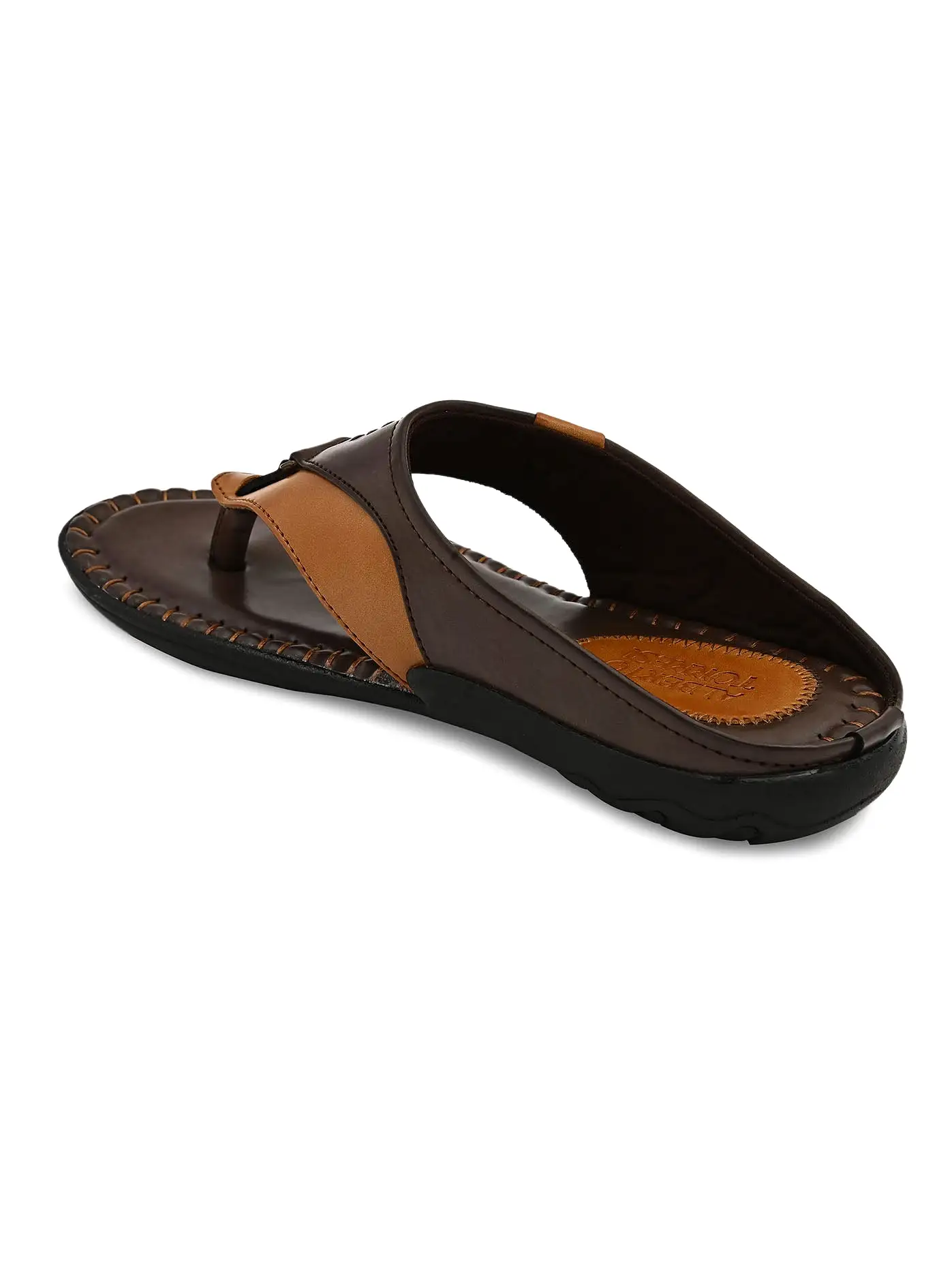 Alberto Torresi Men Dark Brown Outdoor Slippers