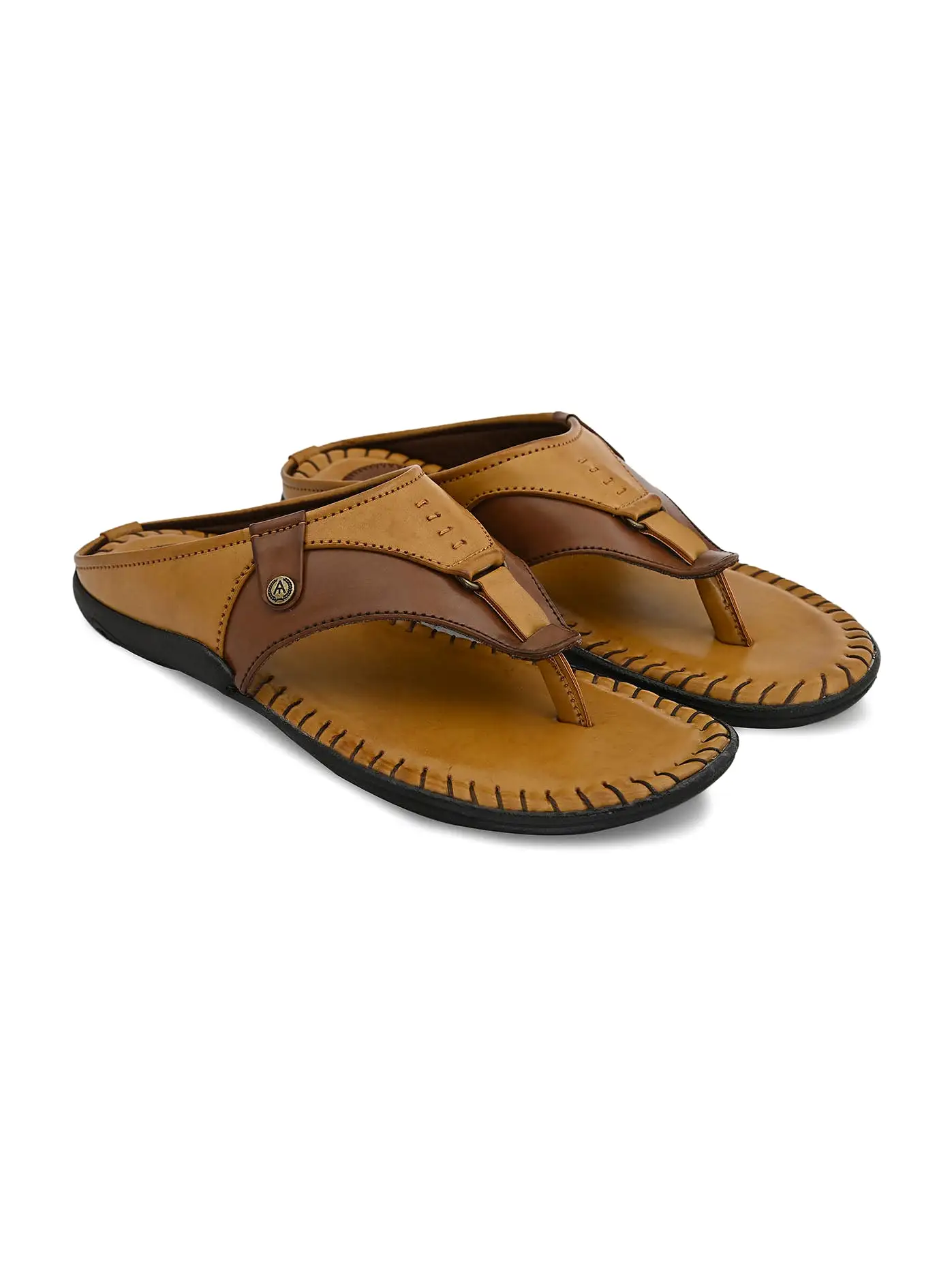 Alberto Torresi Men Tan Outdoor Slippers