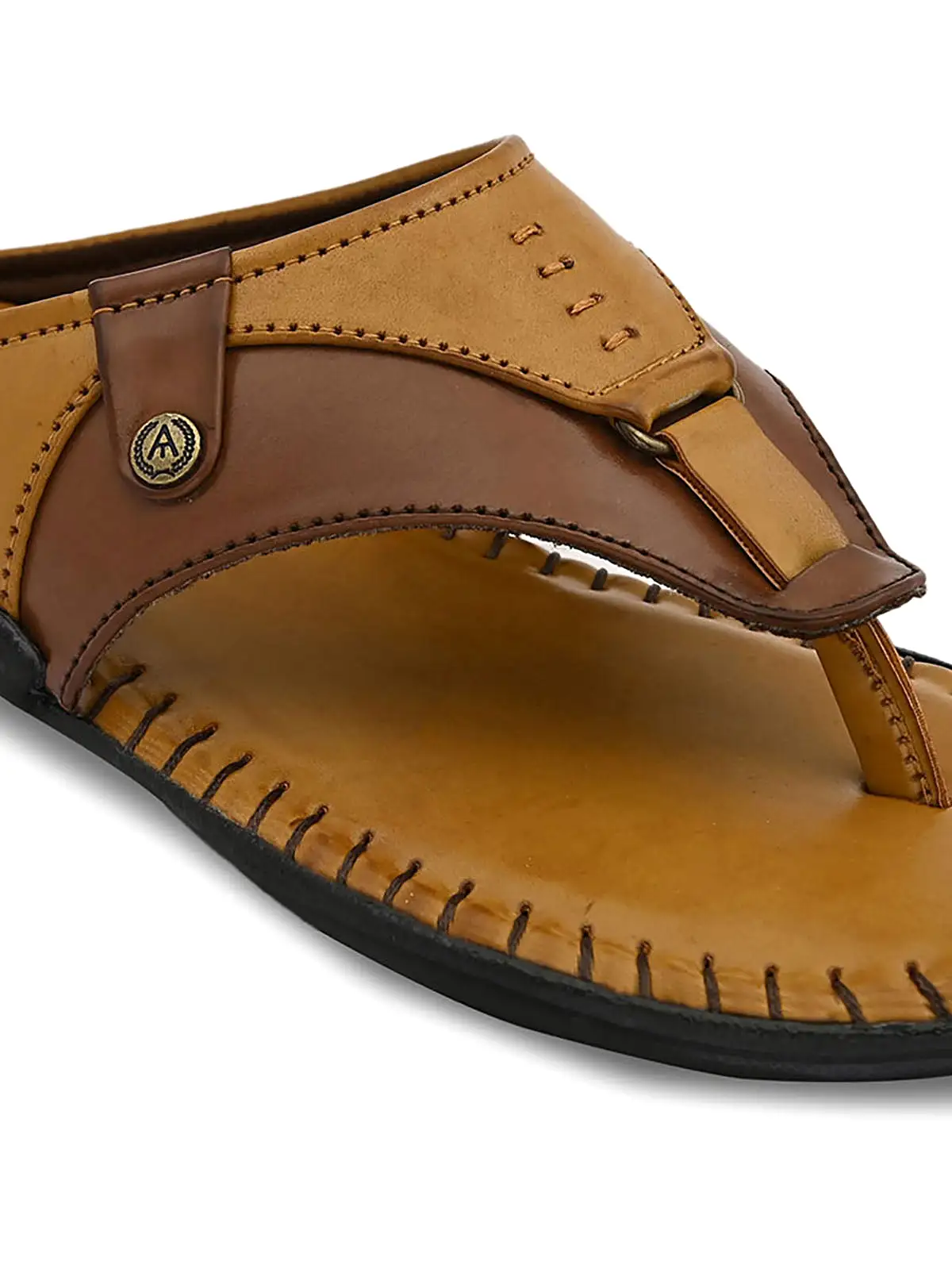 Alberto Torresi Men Tan Outdoor Slippers