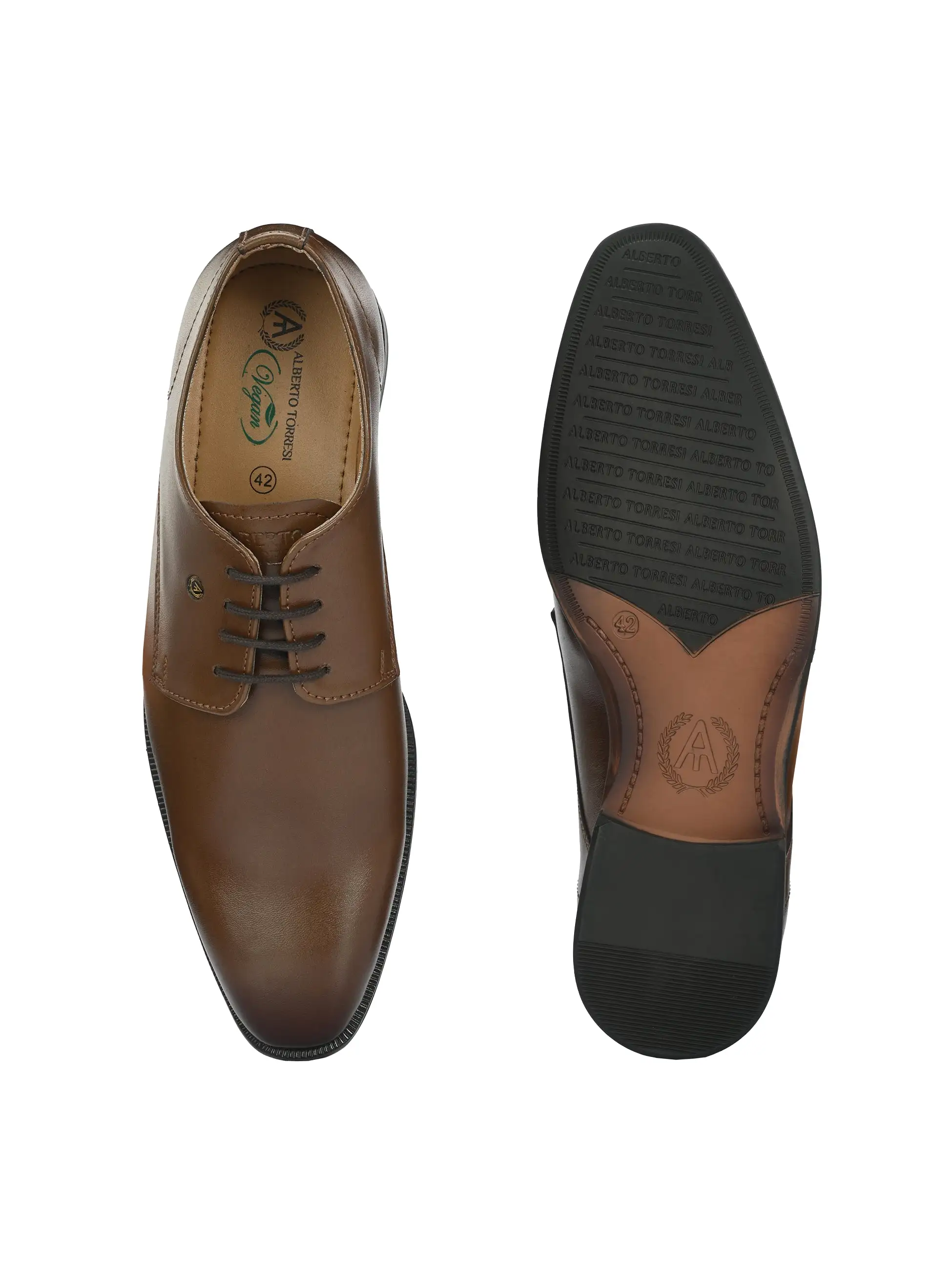 Alberto Torresi Smooth Formal Lace Ups Shoes