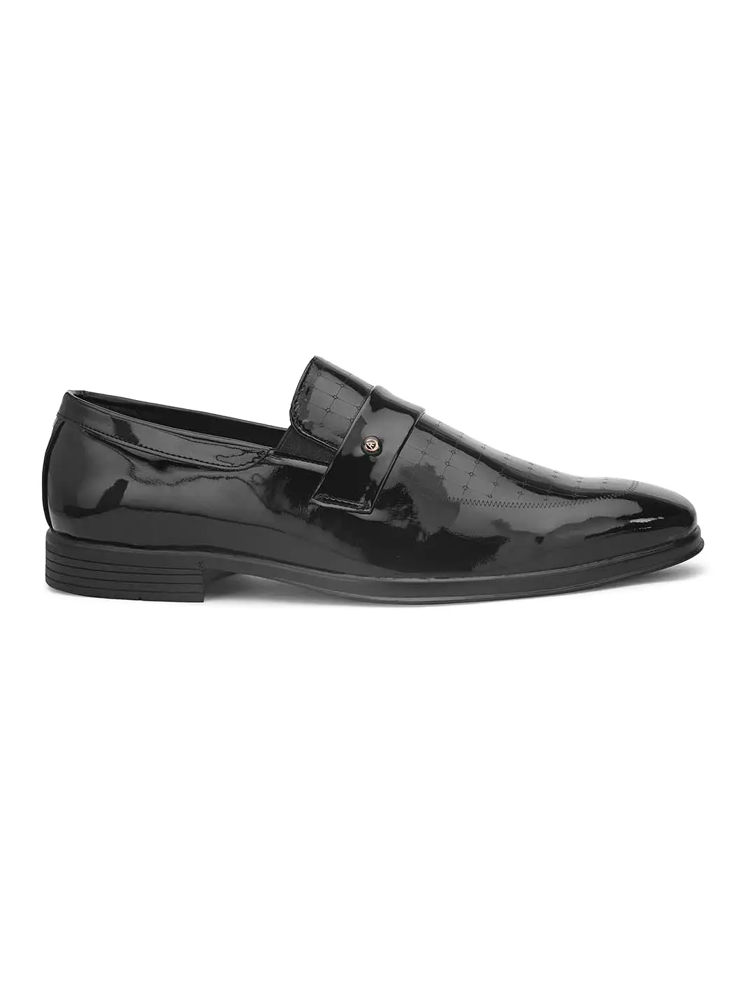 Alberto Torresi Synthetic Black Formal Shoe For Men