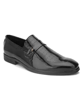 Alberto Torresi Synthetic Black Formal Shoe For Men