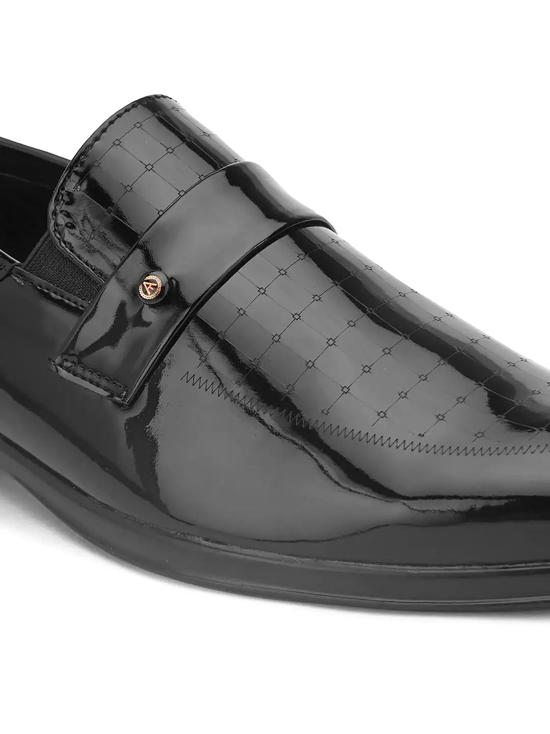 Alberto Torresi Synthetic Black Formal Shoe For Men