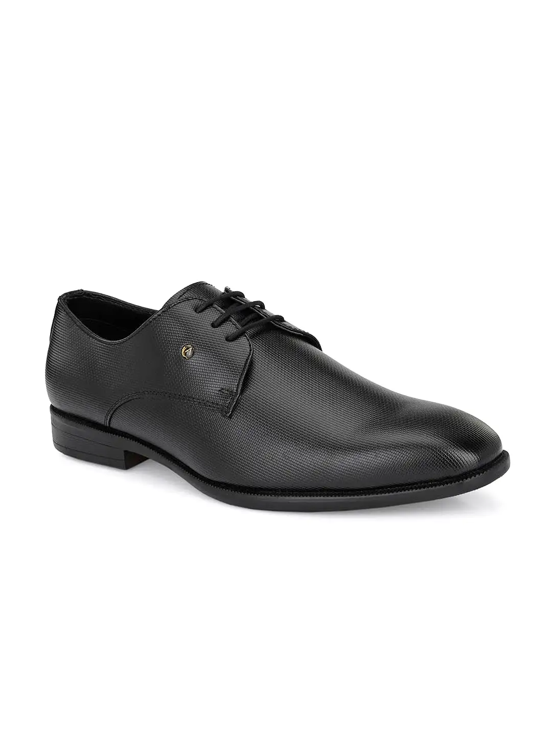 Alberto Torresi Synthetic Black Laceup Formal Shoes for Men