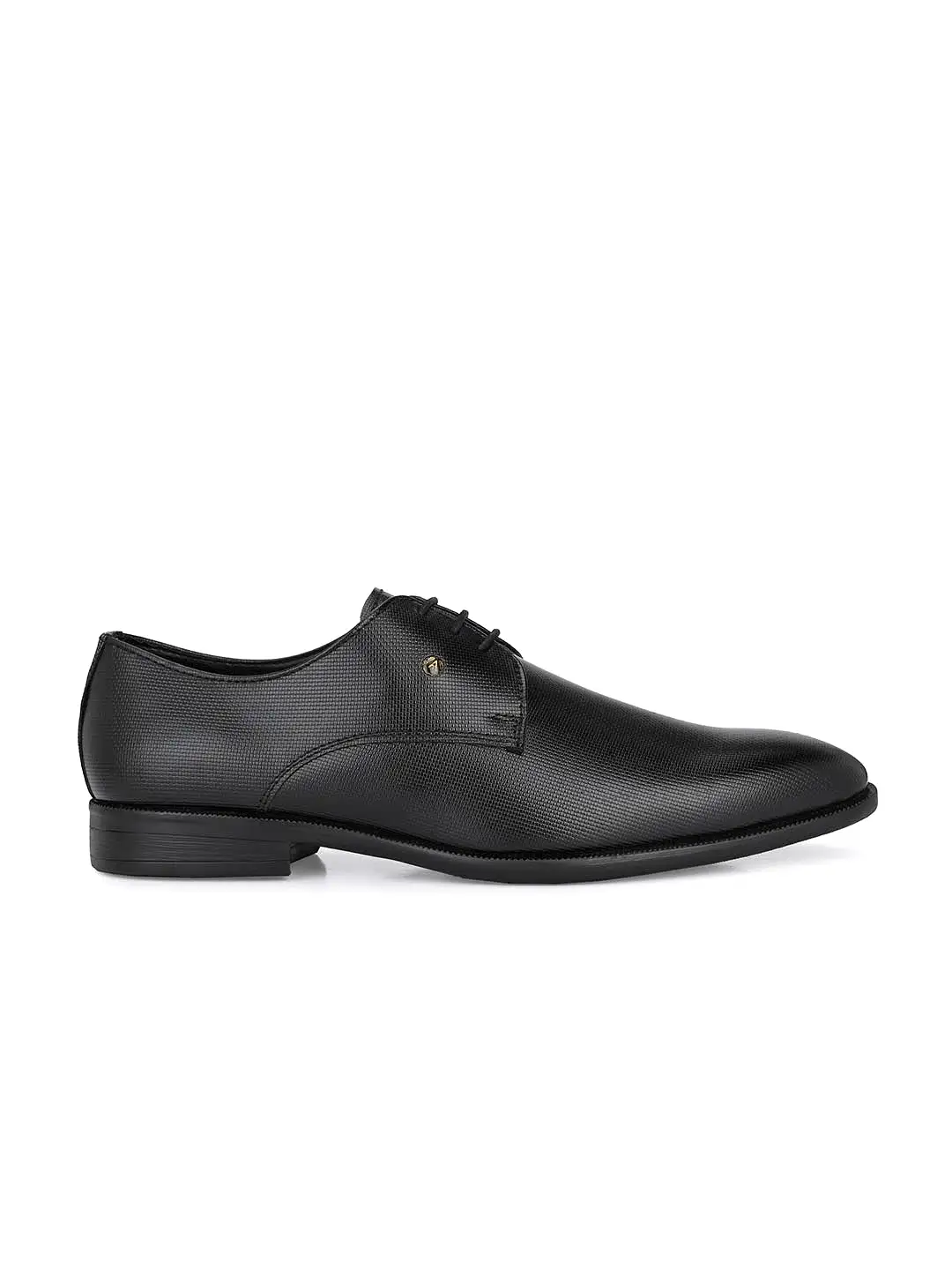 Alberto Torresi Synthetic Black Laceup Formal Shoes for Men