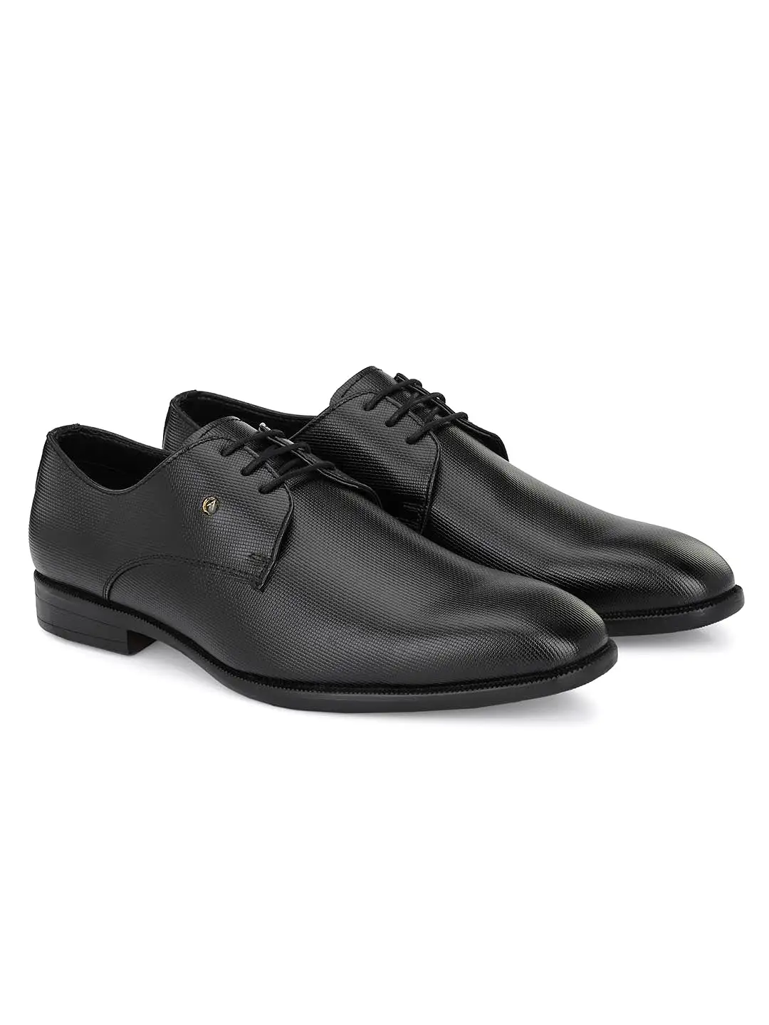 Alberto Torresi Synthetic Black Laceup Formal Shoes for Men