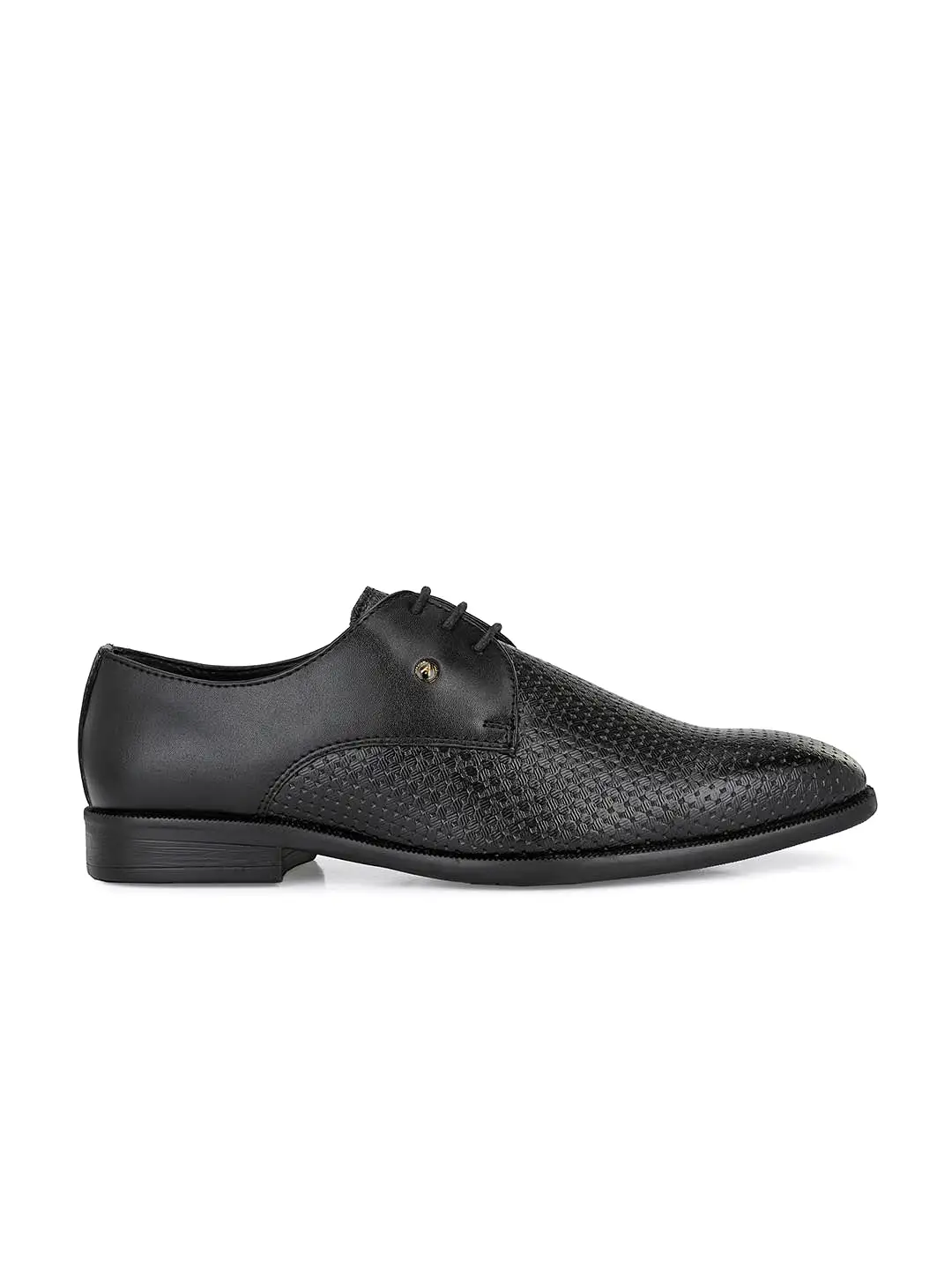 Alberto Torresi Synthetic Black Laceup Formal Shoes for Men