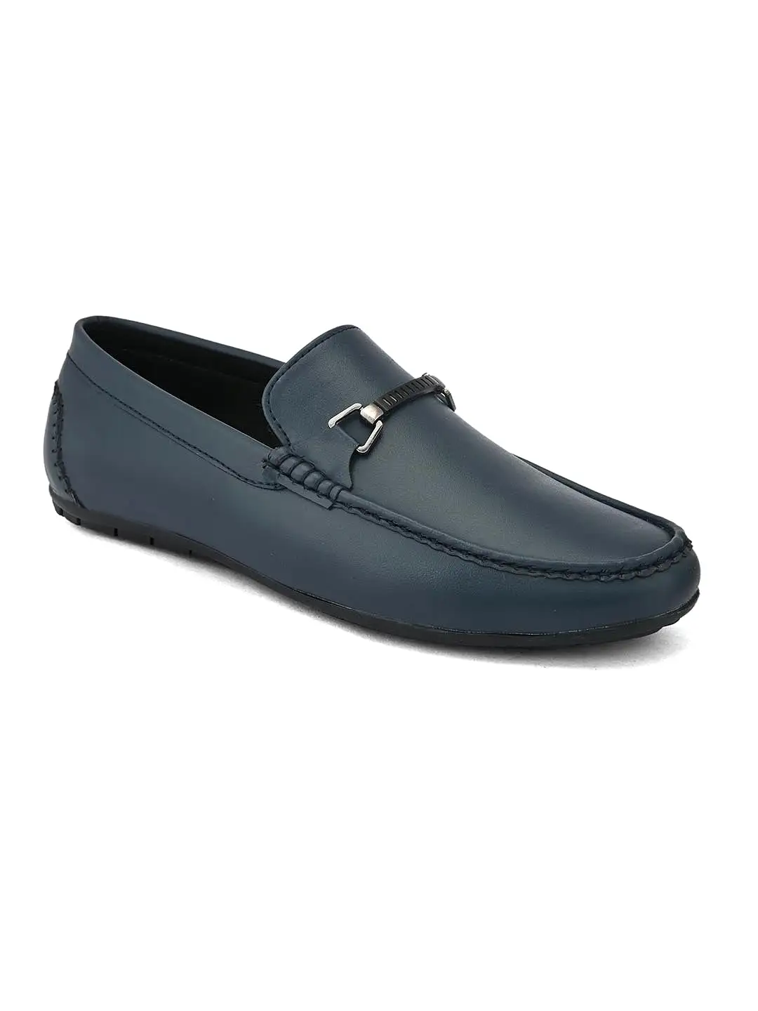 Alberto Torresi Synthetic Blue Loafers For Men