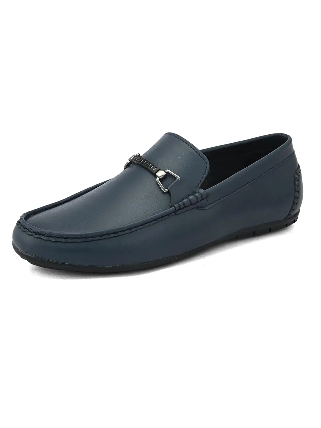 Alberto Torresi Synthetic Blue Loafers For Men