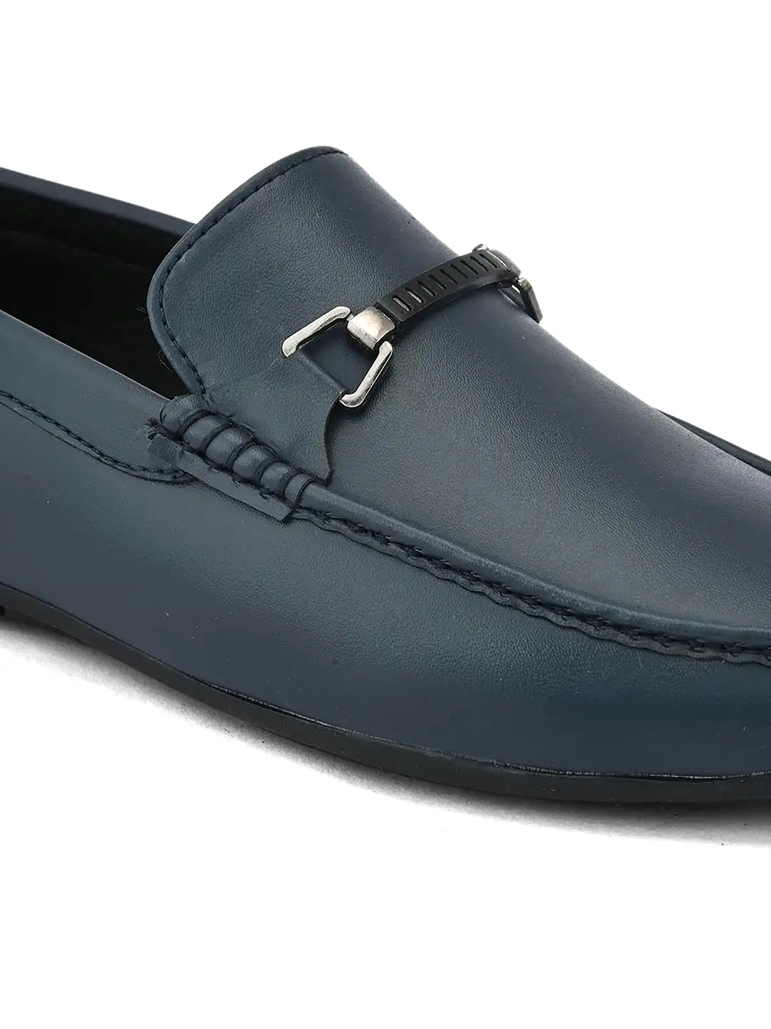 Alberto Torresi Synthetic Blue Loafers For Men