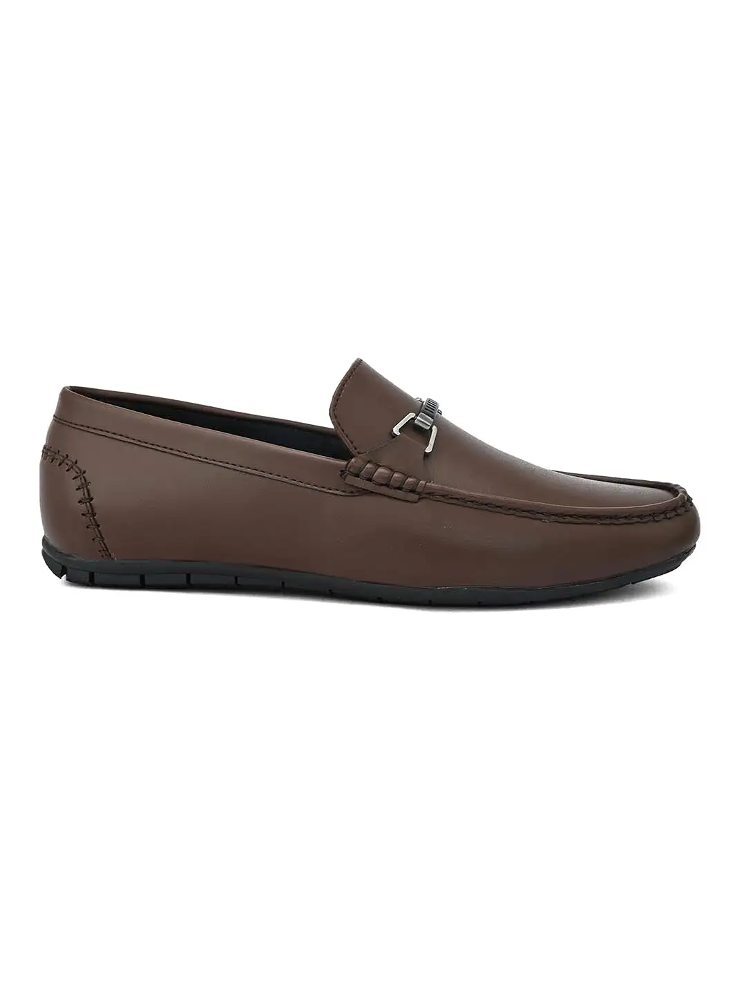 Alberto Torresi Synthetic BRown Loafers For Men