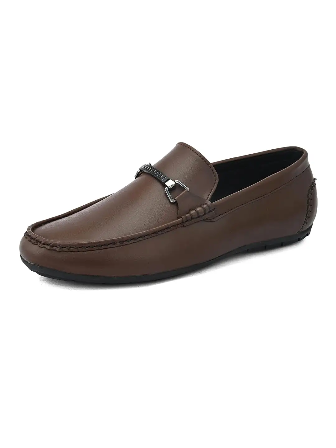 Alberto Torresi Synthetic BRown Loafers For Men