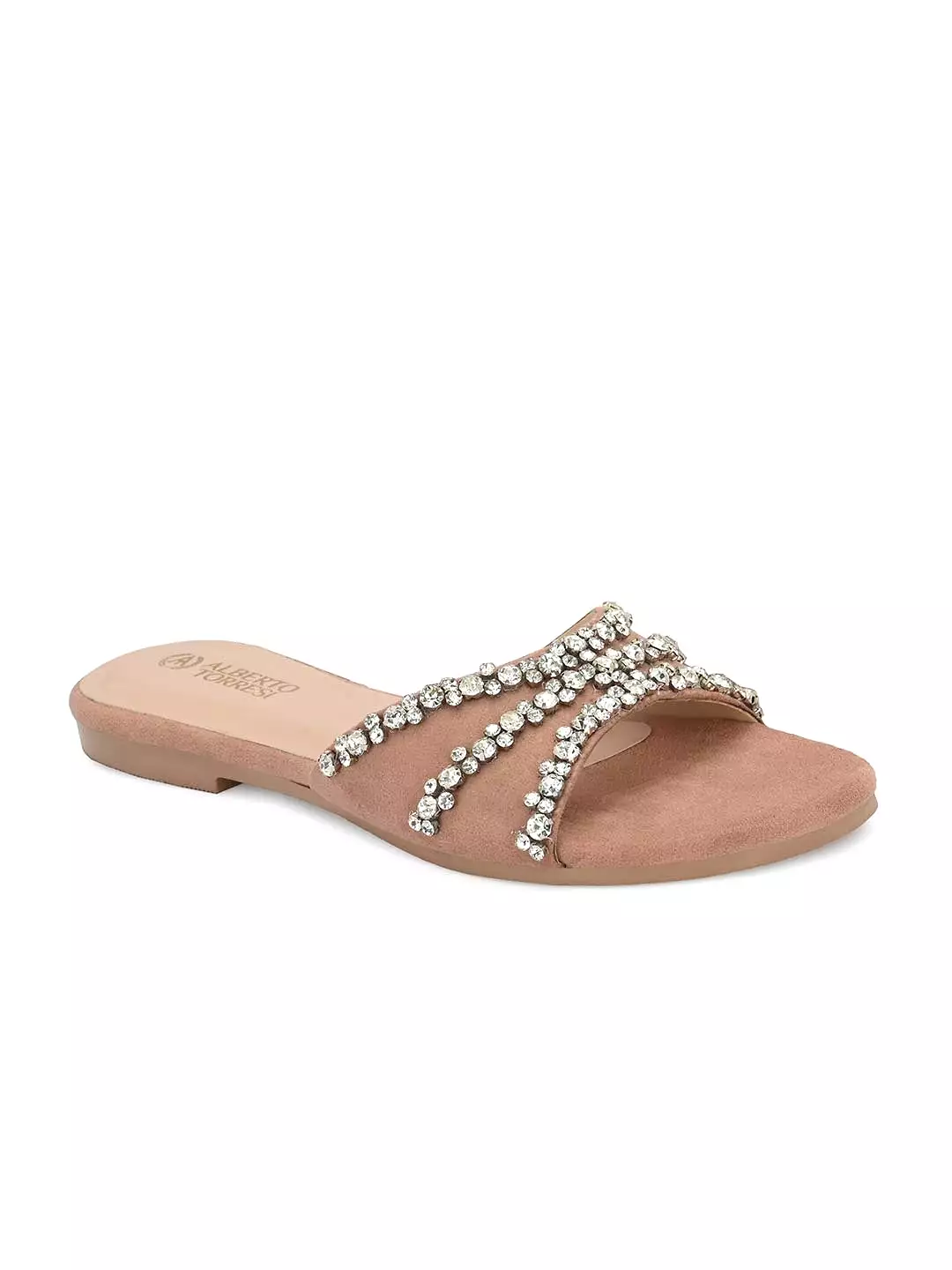 Alberto Torresi Synthetic Pink Flat Sandals for women