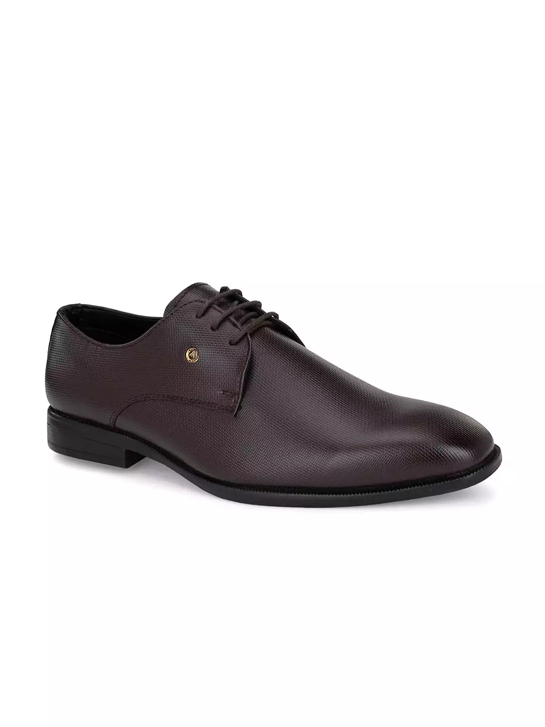 Alberto Torresi Synthetic Tan Laceup Formal Shoes for Men