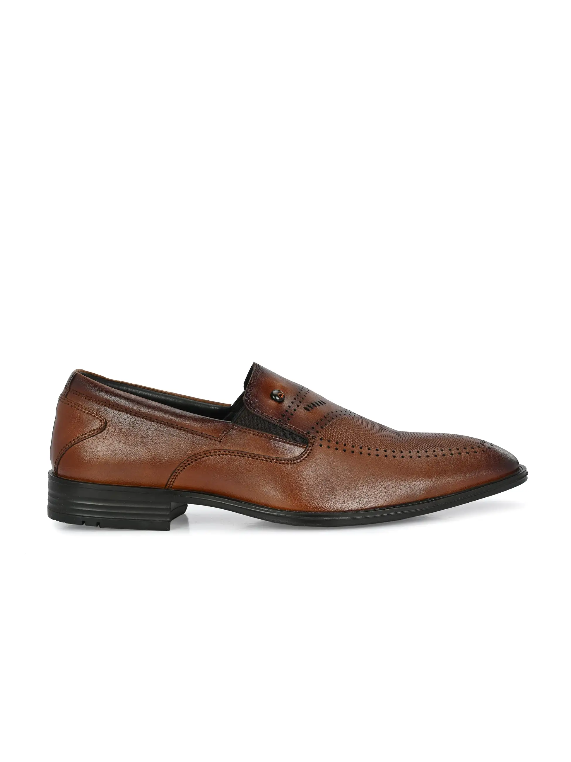 Alberto Torresi Tan Formal Shoe For Men