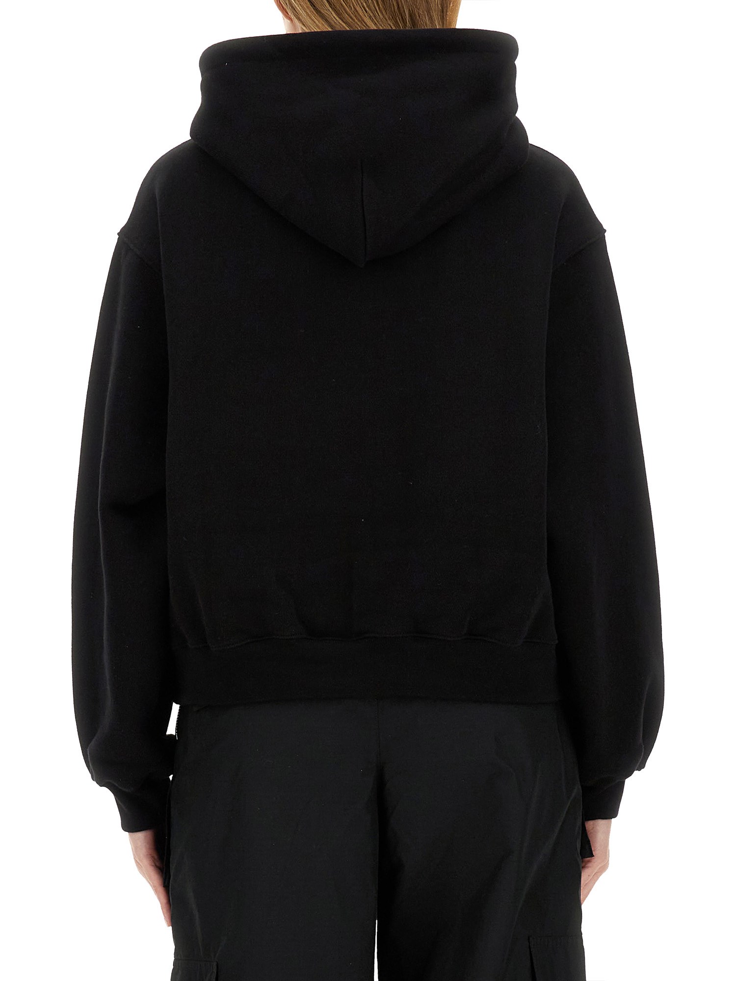 ALEXANDERWANG.T    COTTON SWEATSHIRT WITH LOGO