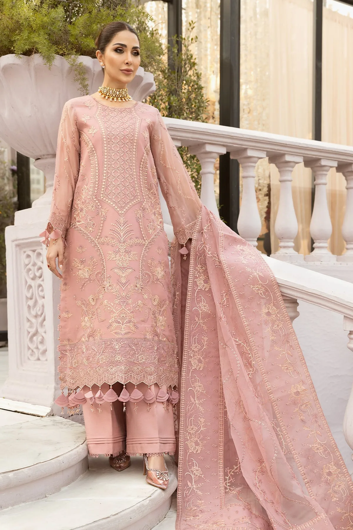 Alizeh Fashion Dhaagay Luxury Formal Unstitched 3 Piece Suit 02-ABIR