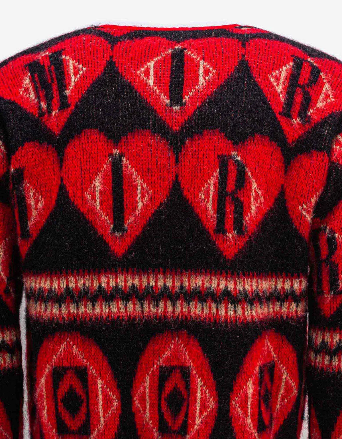 AMIRI  |Heart Wool Street Style Logo Cardigans