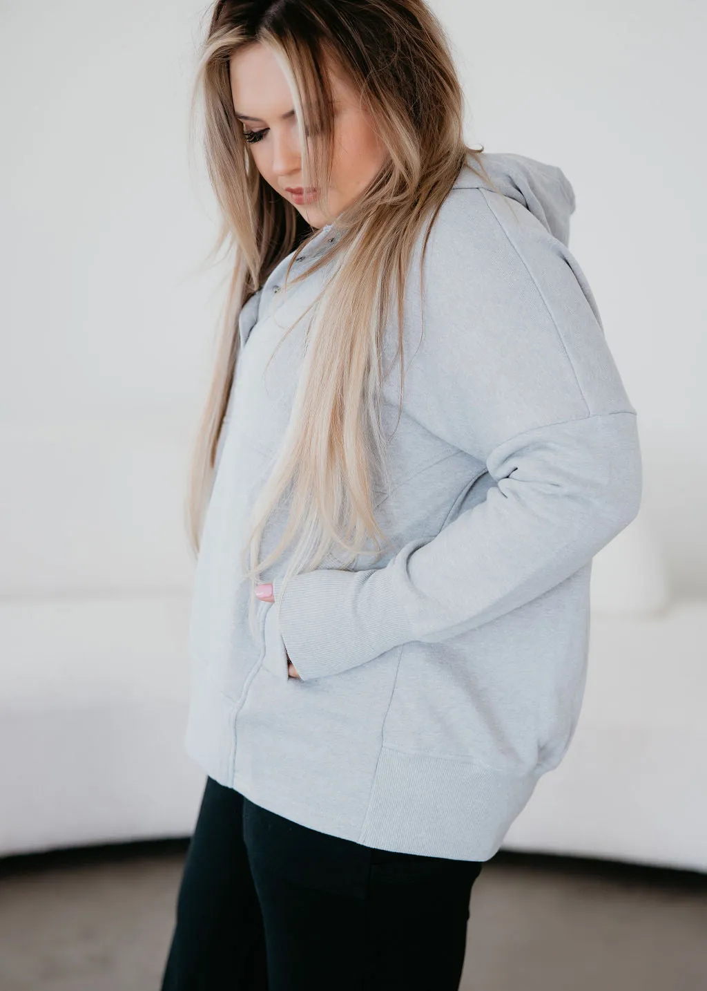 Annika Quarter Snap Hoodie