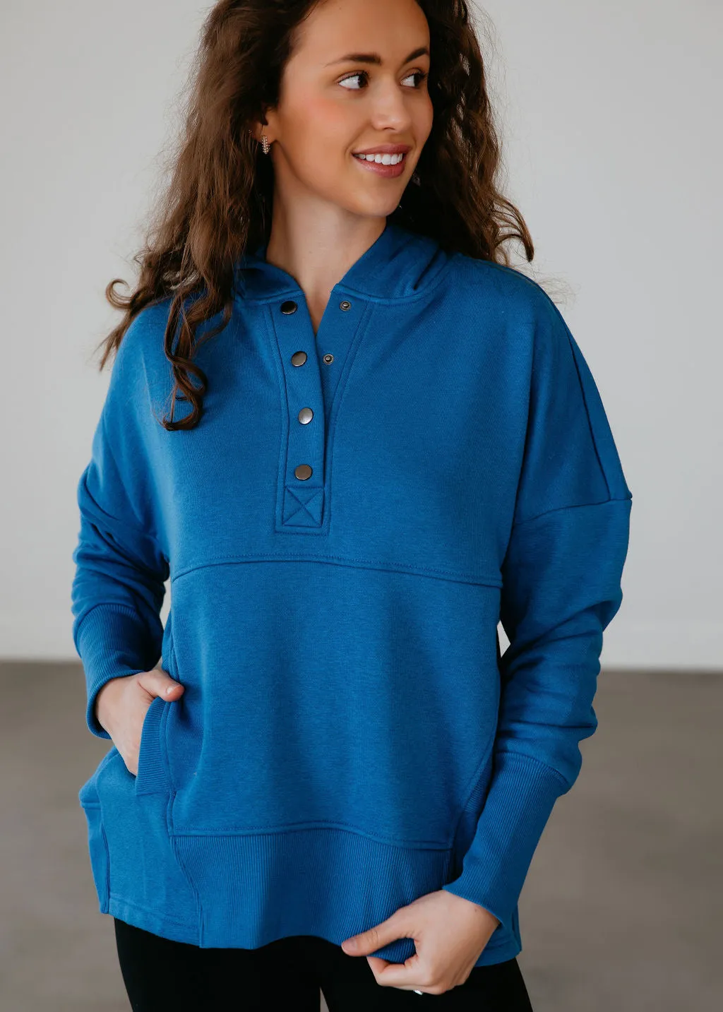 Annika Quarter Snap Hoodie