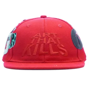 ATK G Patch Fitted Cap - Red