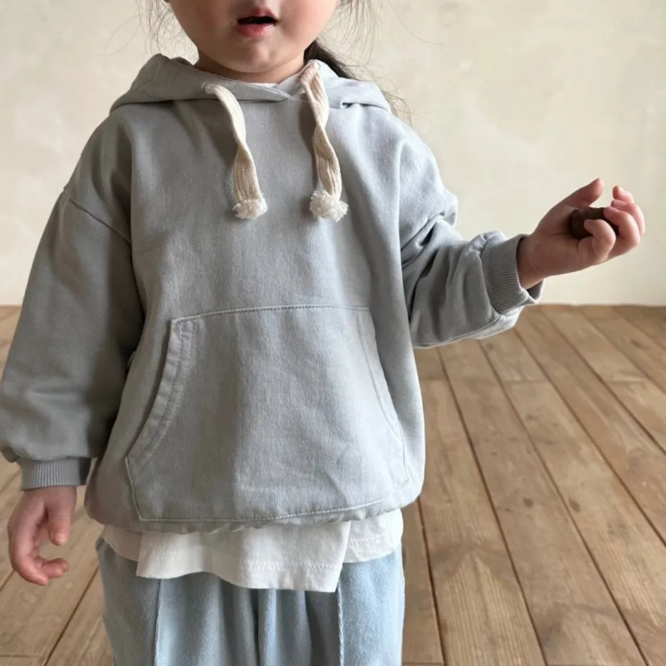 Baby Bella Kangaroo Pocket Hoodie (3-6m) - Sky