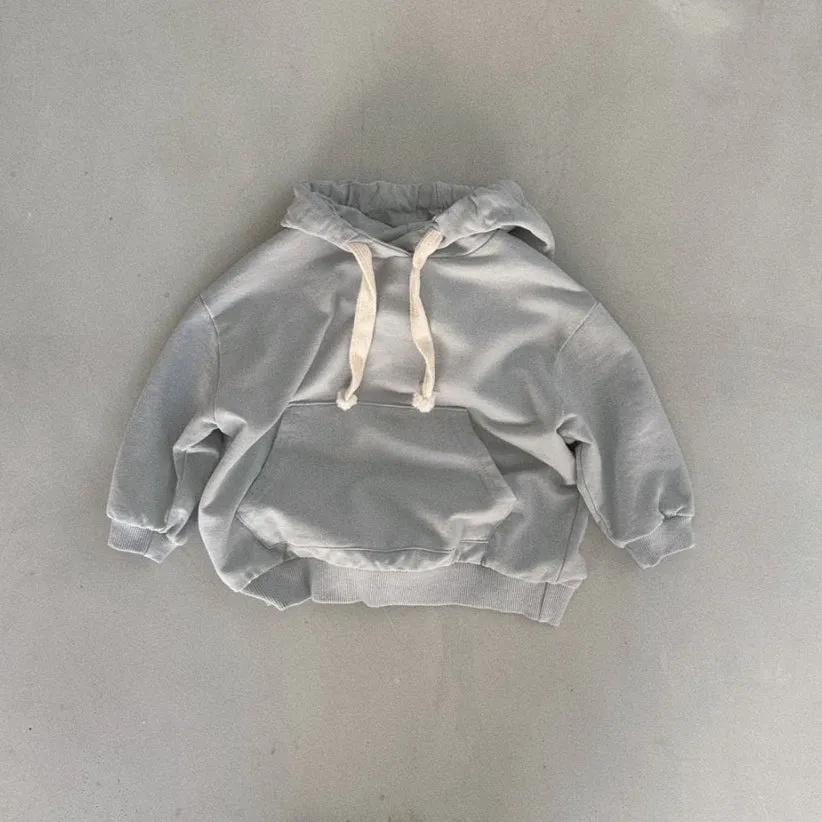 Baby Bella Kangaroo Pocket Hoodie (3-6m) - Sky