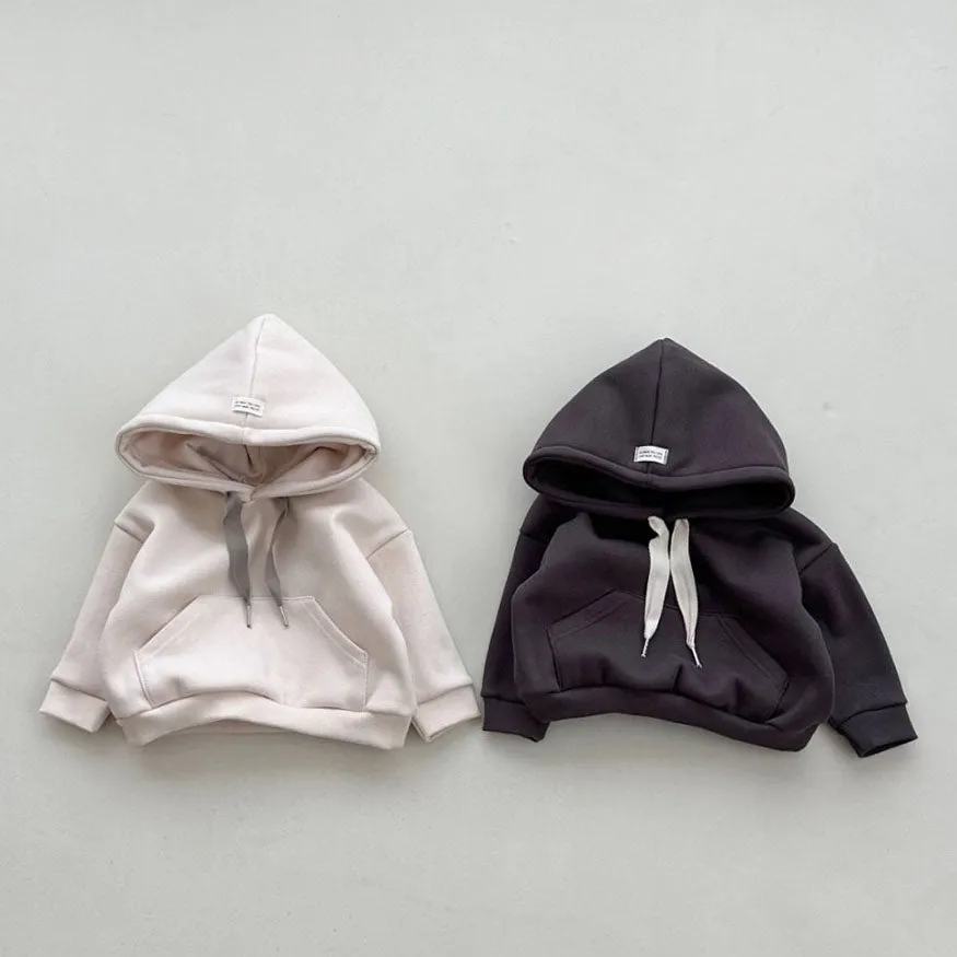 Baby W24 Warm Brushed Fabric Hoodie (4-18m) - 2 Colors