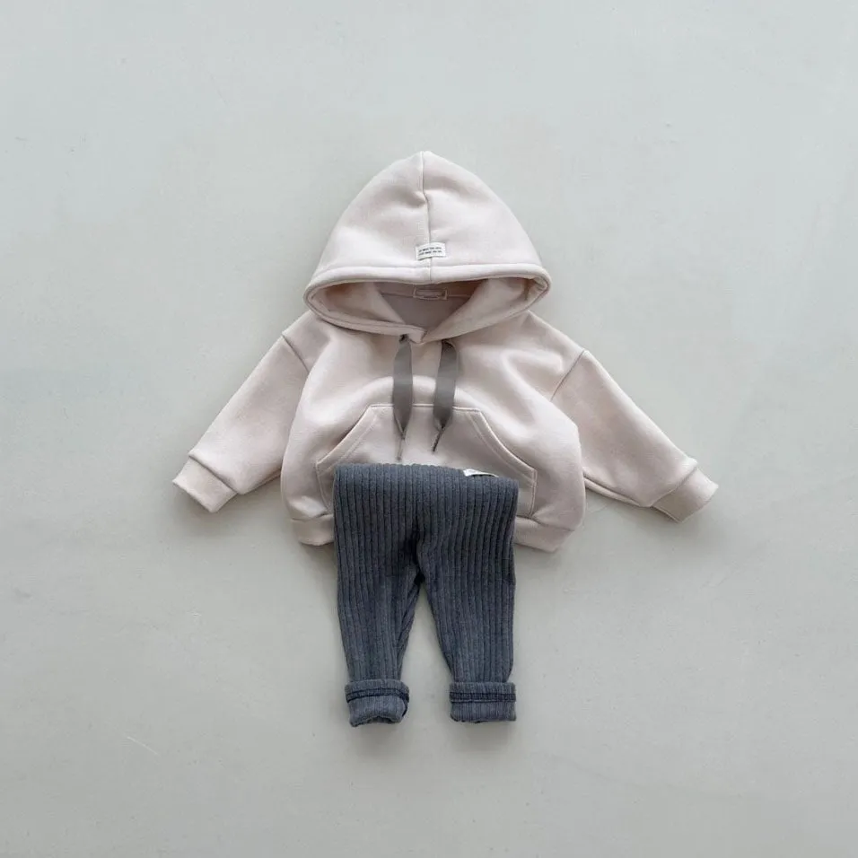 Baby W24 Warm Brushed Fabric Hoodie (4-18m) - 2 Colors