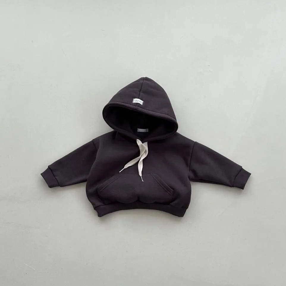 Baby W24 Warm Brushed Fabric Hoodie (4-18m) - 2 Colors