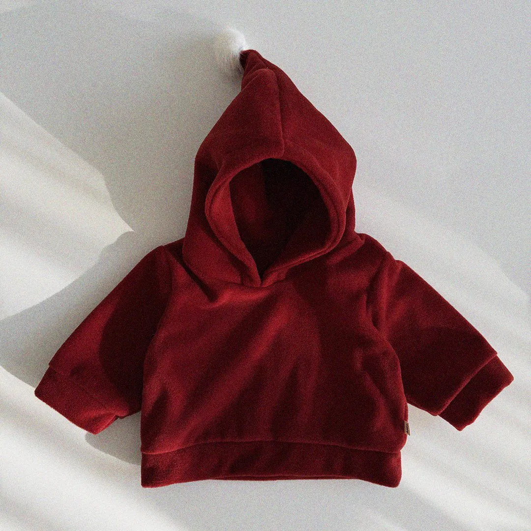 Baby/Toddler Aosta W24 Fleece Pompom Hoodie (3m-5y)- 3 Colors