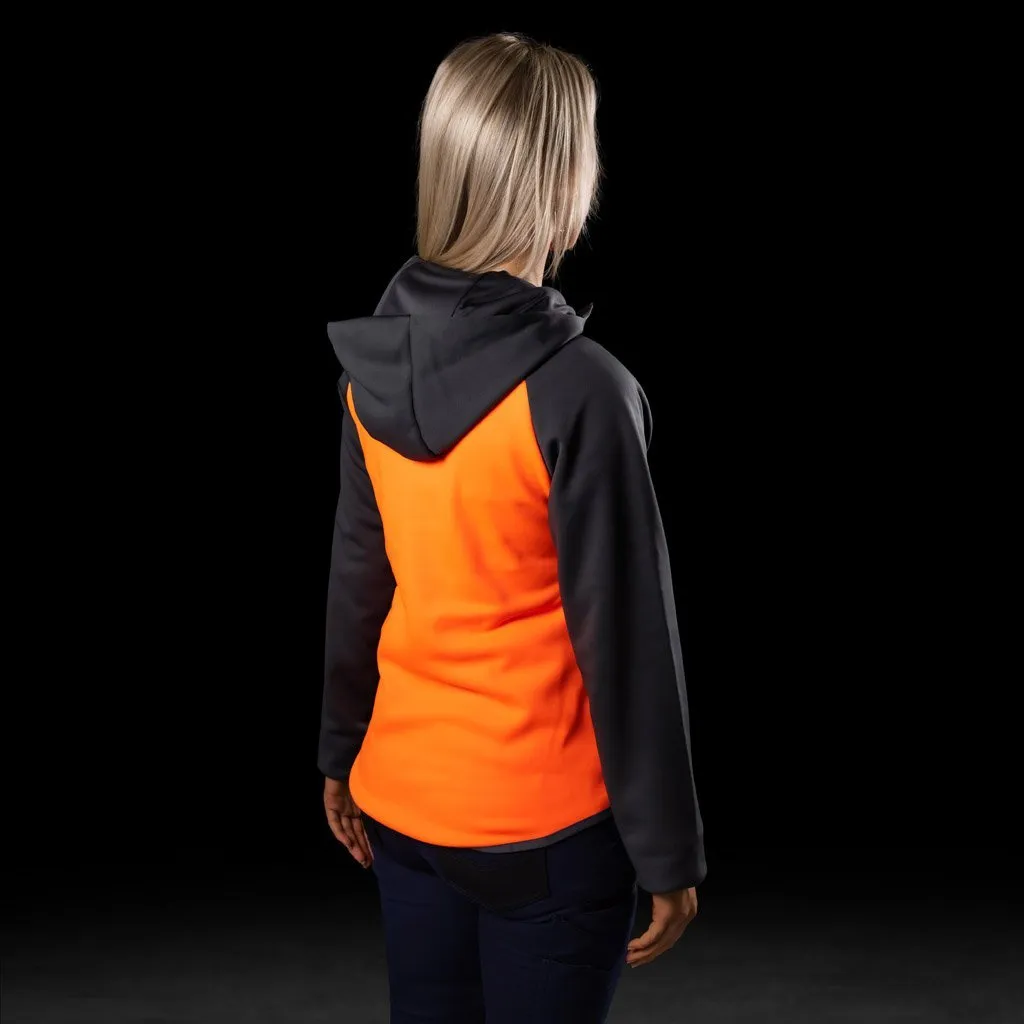 BAD WOMENS ENDURANCE HI-VIS FLEECE HOODIE