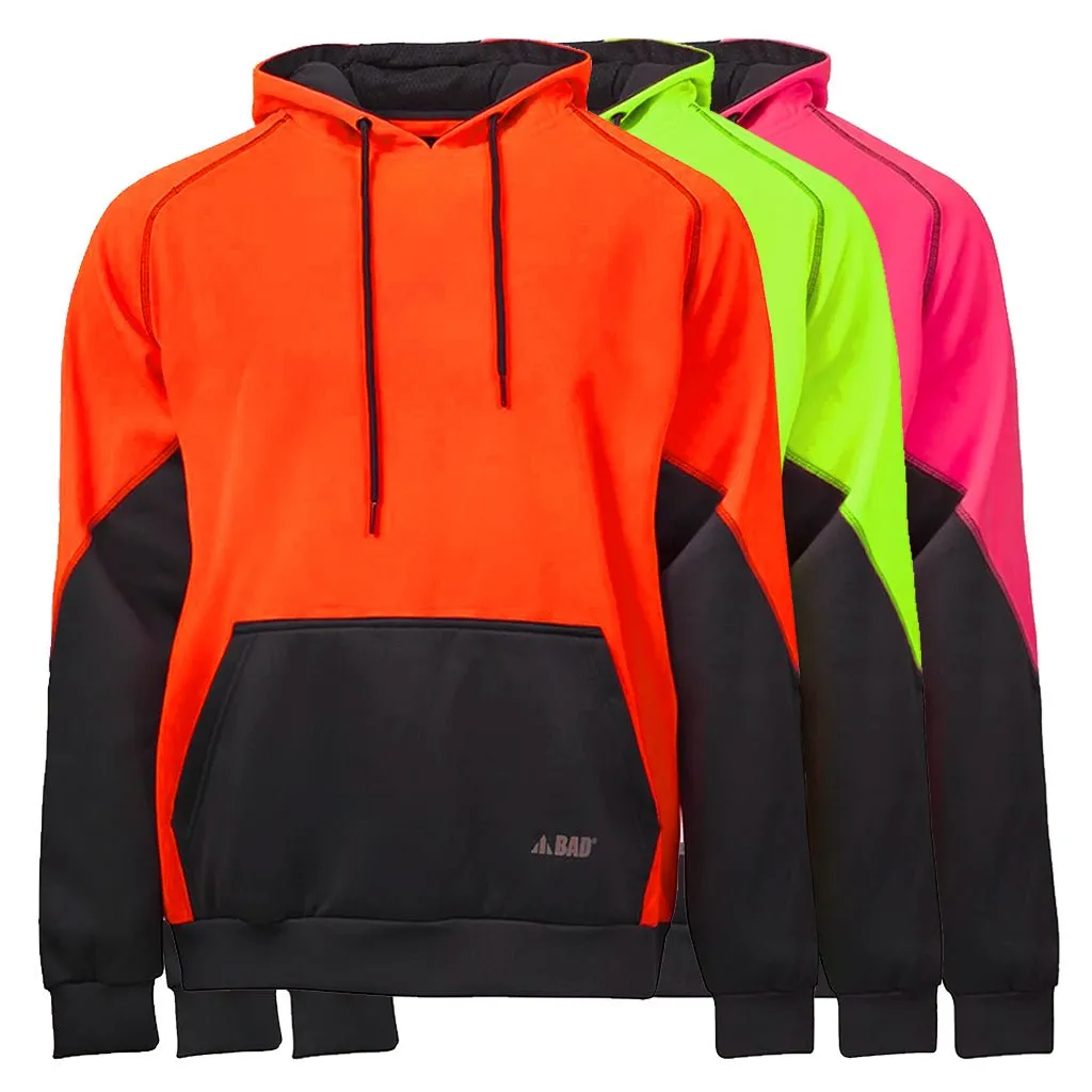 BAD WOMENS ESSENTIAL HI-VIS FLEECE HOODIE